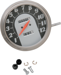 5(r) Fl-style 2:1 Speedometer Black, 1, nordicamoto.ro