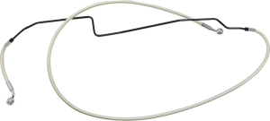 Braided Front Brake Line Chrome, Sterling Chromite® Ii Oversize [+203 mm (8'')], 2, nordicamoto.ro