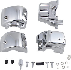 Chrome Switch Housing Silver, 2, nordicamoto.ro