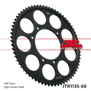 JT SPROCKETS hátsó lánckerék, fekete 