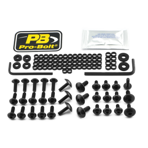 Fairing Bolt Kit For Ducati Black