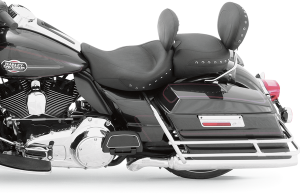 Studded Super Solo  Vinyl Seat With Removable Driver Backrest Black
