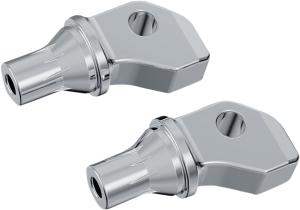 Footpeg Adapters Silver, 1, nordicamoto.ro