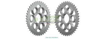 Standard Sprocket Rear 520 Zinc Plated 