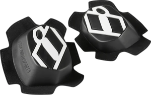 Field Armor Hypersport Knee Pucks Black, White