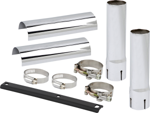Exhaust Extensions Kit Chrome, 2, nordicamoto.ro