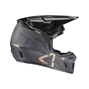 Leatt 9.5 Carbon V25 fekete/arany sisak + XL védőszemüveg, 5, nordicamoto.ro