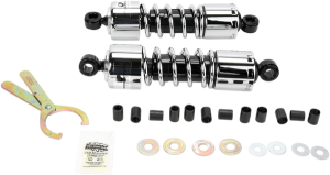 412 Series Cruiser Shocks Black, Chrome