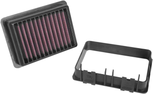 High-flow Air Filter Black, Red, 1, nordicamoto.ro