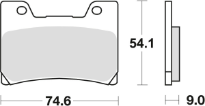 TRW Organic első fékbetétek a YAMAHA FZR 600 (’90–’95), TDM 850 (’96–’01), FZR 1000 (’89–’90) és V-MAX 1200 (’96–’02) modellekhez, nordicamoto.ro
