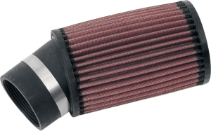 Universal Clamp-on Air Filter Black, Red