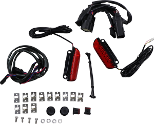 Luggage Rack Led Light Bar Red, 2, nordicamoto.ro