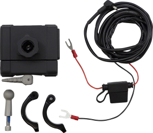 Smartphone/gps Holder With Charger Black
