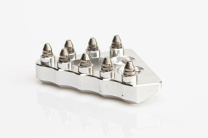 Megnövelt fékpedál-fedél Fm-Parts Beta RR / X-Trainer ezüst, 4, nordicamoto.ro