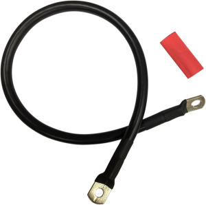 Battery Cable With Optional Shrink Tube Black, 1, nordicamoto.ro