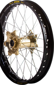 Wheel Assembly Elite Mx-en Rear 2.15(r)x19(r) Aluminium Black | Light Bronze Black, Gold, 1, nordicamoto.ro
