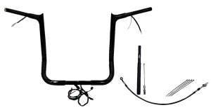 Plug & Play Ez Install 1-1/4(r) Pointed Top Handlebar Kit Black, 3, nordicamoto.ro
