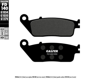Brake Pad Orcanic, 1, nordicamoto.ro