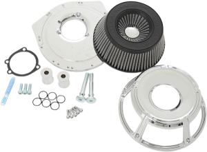 Inverted Series Air Cleaner Kit Silver, 1, nordicamoto.ro