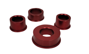 Captive Wheel Spacer Red