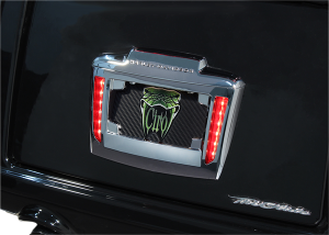 Led License Plate Frame For Tri-glide® Red, 2, nordicamoto.ro
