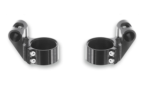 Clip-on Comfort Clamp Aluminium Ø 45mm Black Black, 2, nordicamoto.ro
