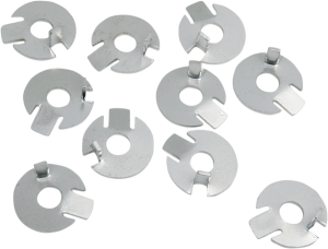 Starter Shaft Lock Washers Silver