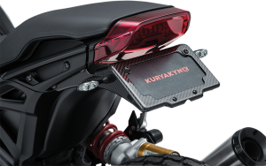 Carbon Fiber License Plate Mount Black, 4, nordicamoto.ro