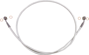 Braided Front Brake Line Black Pearl Standard, 2, nordicamoto.ro