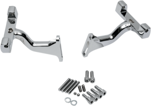 Passenger Floorboard Mounts For Dressers Silver