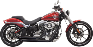 Pro-street Exhaust System Black, 1, nordicamoto.ro