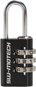 Lock For Motorcycle Luggage Black, 1, nordicamoto.ro