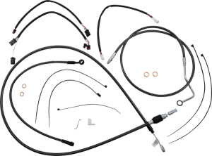 Black Pearl Designer Handlebar Installation Kit Black, 1, nordicamoto.ro