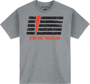 Tricou Icon Invasion Stripe Gray L, 1, nordicamoto.ro
