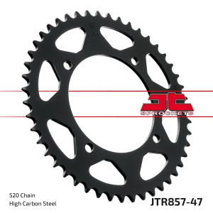 JT SPROCKETS Fekete hátsó lánckerék, 1, nordicamoto.ro