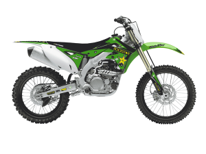 Rockstar Graphic Kits With Seat Cover Black, Green, Yellow, 3, nordicamoto.ro