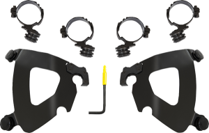 Gauntlet Fairing Trigger-lock Mounting Kit Black, 1, nordicamoto.ro