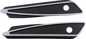 Saddlebag Hinge Covers Black