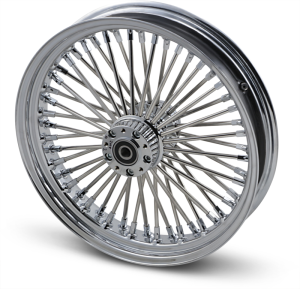 Fat Daddy 50-spoke Radial Laced Wheel Silver, 1, nordicamoto.ro