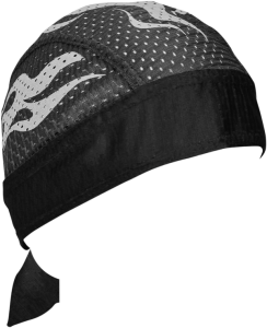 Flydanna Vent Refl Flames Black, White, 2, nordicamoto.ro