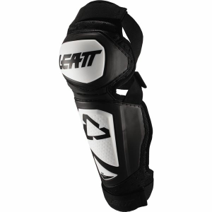 Leatt 3DF HYBRID EXT térdvédő, fekete/fehér, L/XL méret, 1, nordicamoto.ro