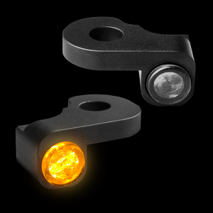 Nano Series Handlebar Turn Signals Black, 2, nordicamoto.ro