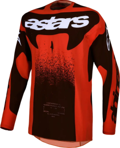Alpinestars Techstar Swan póló, piros/fekete/fehér, M-es méret, 1, nordicamoto.ro