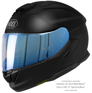 SHOEI GT-AIR3 teljes arcú sisak – matt fekete – S-es méret, 5, nordicamoto.ro
