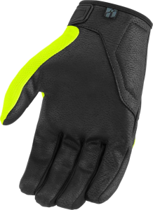 Manusi Icon Hooligan™ CE Hi-Vis Yellow XL, 3, nordicamoto.ro
