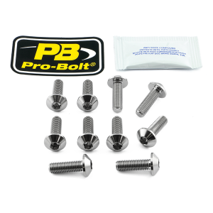 Brake Rotor Mounting Bolt Kit Silver, Titan, 2, nordicamoto.ro