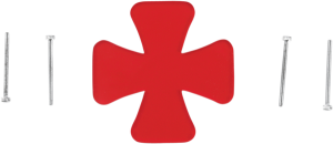 Red Replacement Lens For Mini Maltese Cross Marker Light Red
