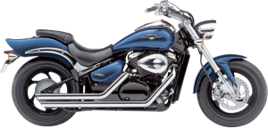 Streetrod Slashdown Exhaust System Chrome