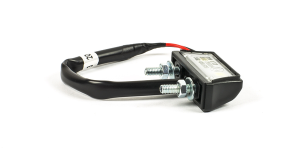 2-piece 12v E-marked License Plate Light With Led White, 1, nordicamoto.ro