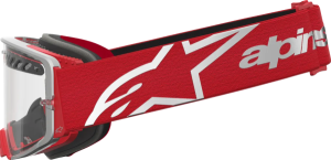 Ochelari Alpinestars Supertech Dura Air Fluid Rosu/Argintiu/Lentila Clara, 5, nordicamoto.ro